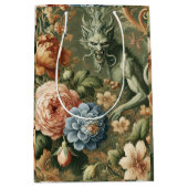 Verdant's Wrath - Mythisch bloemontwerp Medium Cadeauzakje (Voorkant)