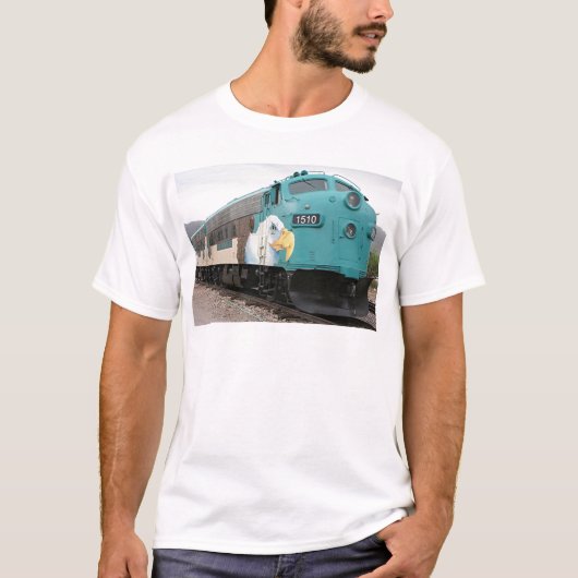 Verde Canyon locomotief, Arizona, Verenigde Staten T-shirt (Voorkant)