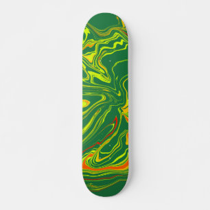 verde con amarillo persoonlijk skateboard