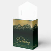 verde de bosque con rosas elegant para cumple bedankdoosjes (Geopend)