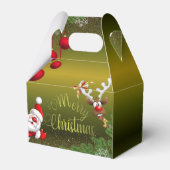  verde degradado de papá Noel Bedankdoosjes (Achterkant)