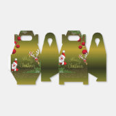  verde degradado de papá Noel Bedankdoosjes (Uitgevouwen)