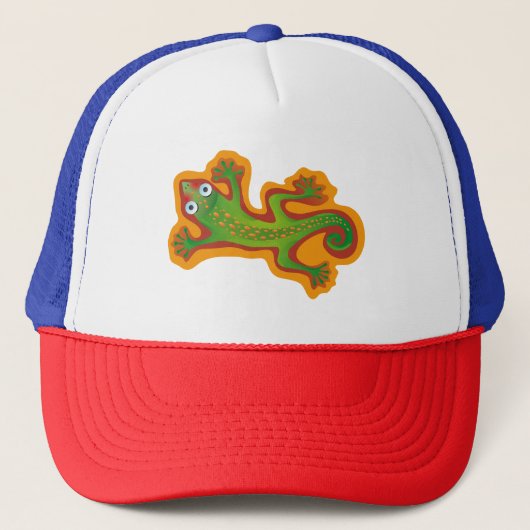 Verde del lagarto de Lindo Trucker Pet (Voorkant)