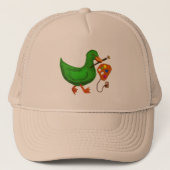 Verde Doodle Duck Trucker Pet (Voorkant)