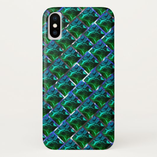 Verde esmeralda e curvas, sob-graad niquelada? Case-Mate iPhone case (Achterkant)