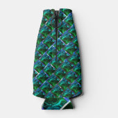 Verde esmeralda e curvas, sob-graad niquelada? flesjeskoeler (Achterkant)