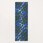 Verde esmeralda e curvas, sob-graad niquelada? yogamat (Achterkant)