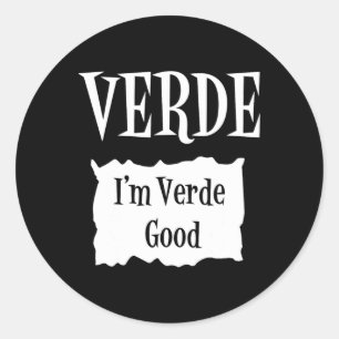 Verde - Hot Packet Halloween Taco Kostuum 1 Ronde Sticker