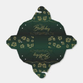 verde lindo para cumple con flores bedankdoosjes (Uitgevouwen)