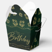 verde lindo para cumple con flores bedankdoosjes (Geopend)