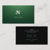 Verde Nouveau Visitekaartje (Voorkant / Achterkant)