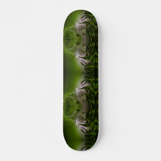 verde pistacho remolino persoonlijk skateboard (Voorkant)