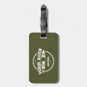 Verde River Arizona Kayaking Bagagelabel (Achterkant verticaal)