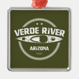 Verde River Arizona Kayaking Metalen Ornament