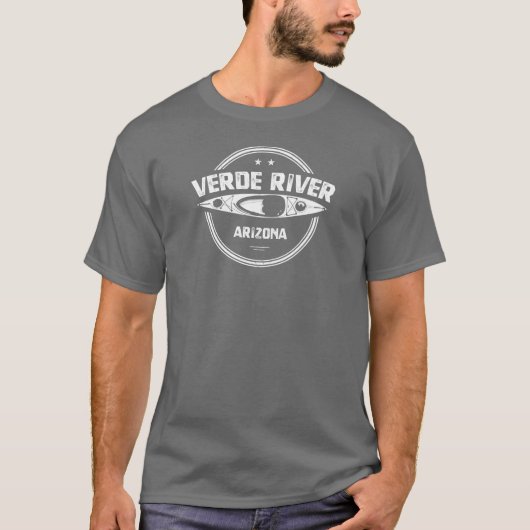 Verde River Arizona Kayaking T-shirt (Voorkant)