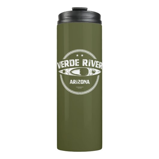 Verde River Arizona Kayaking Thermosbeker (Voorkant)