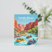 Verde rivier VS Briefkaart (Staand voorkant)