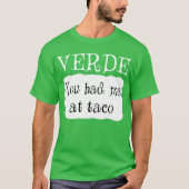 verde Sauce Halloween Costume T-shirt (Voorkant)