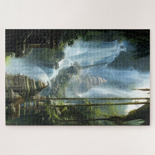 Verdecroft Cascade Waterfall Art Legpuzzel (Horizontaal)