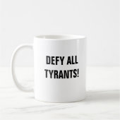 VERDEDIG ALLE TYRANTEN! Mok (Links)