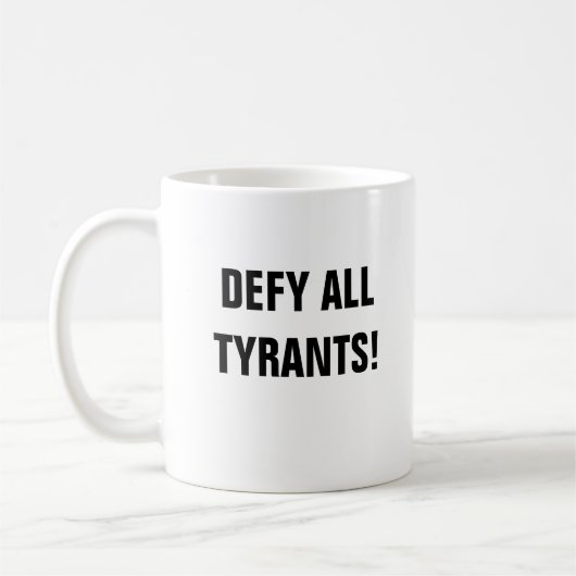 VERDEDIG ALLE TYRANTEN! Mok (Links)