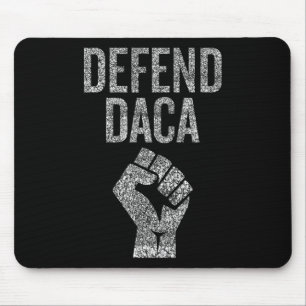 Verdedig Daca Met Weerstands Vuist Grafisch Vervui Muismat