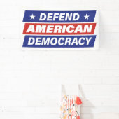 Verdedig de Amerikaanse democratie Banner (Insitu)