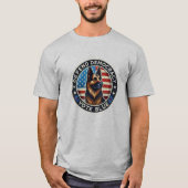 Verdedig de democratie - Stem Blauw - German Sheph T-shirt (Voorkant)
