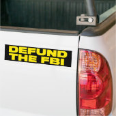 Verdedig de FBI anti-regering Bumpersticker (Op Truck)