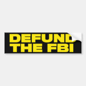 Verdedig de FBI anti-regering Bumpersticker (Voorkant)