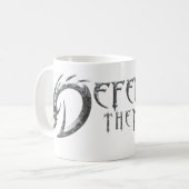 Verdedig de Mok van de Nacht Logo (Voorkant links)