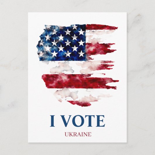 Verdedig de Oekraïense politiek Briefkaart (Voorkant)