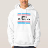 Verdedig de trans mannen hoodie (Voorkant)