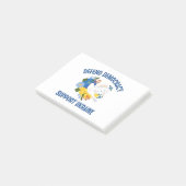 Verdedig Democratie Steun Oekraine Amerika Post-it® Notes (Schuin)