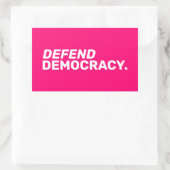 Verdedig democratie Vrouwenrechten pro choice hot  Rechthoekige Sticker (Tas)