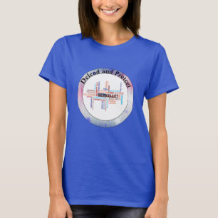 Verdedig en bescherm onze DEMOCRATIE T-shirt
