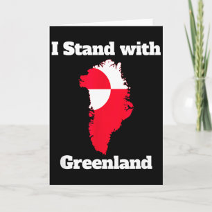 Verdedig Groenland - Niet te koop Ik sta achter Vr Kaart