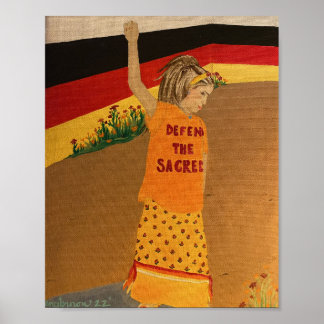 "Verdedig het heilige Poster" Poster