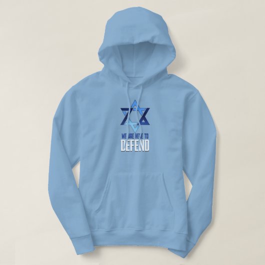 VERDEDIG ISRAËL HOODIE (Design voorkant)