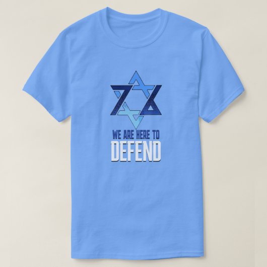 VERDEDIG ISRAËL T-SHIRT (Design voorkant)