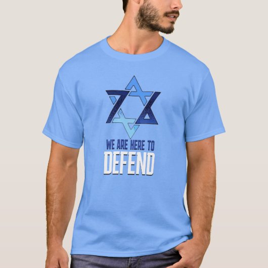 VERDEDIG ISRAËL T-SHIRT (Voorkant)