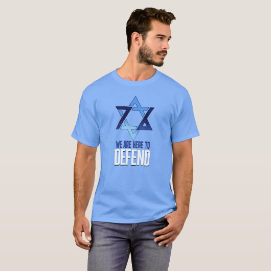 VERDEDIG ISRAËL T-SHIRT (Voorkant volledig)