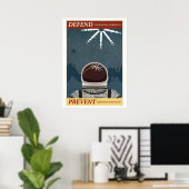 Verdedig je collega Astronauts Poster (Thuiskantoor)