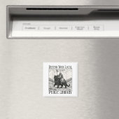 Verdedig je lokale openbare bibliotheek Grappige r Magneet (Insitu (Vaatwasser))