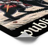 Verdedig je lokale openbare bibliotheek Grappige r Poster (Hoek)