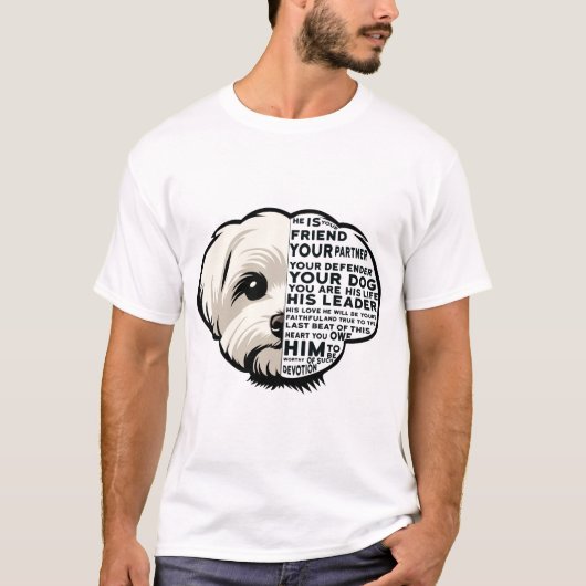 Verdedig je Maltees T-shirt (Voorkant)
