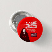 Verdedig Kshama Sawant Ronde Button 3,2 Cm (Voorkant /achterkant)