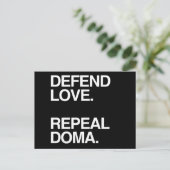 VERDEDIG LIEFDE INTREKKING DOMA - PNG.nl Briefkaart (Staand voorkant)