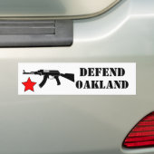 Verdedig Oakland Sticker (Op auto)