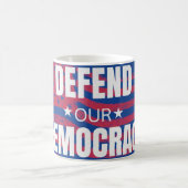 Verdedig onze democratie koffiebeker koffiemok (Center)